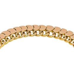 Bracelet Maillon Demi Lune Or rose
