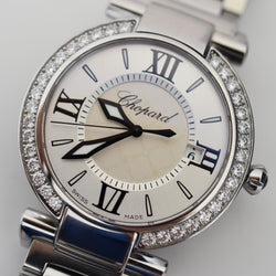 Montre CHOPARD "Impériale" en acier, améthyste et diamants