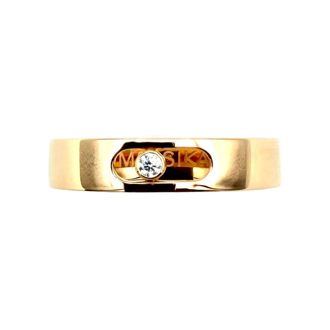 Bague Alliance MESSIKA "Alliance Move Joaillerie" PM en or rose et diamant