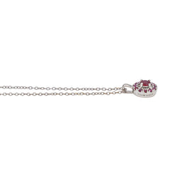 Mauboussin Collier Vie, Volupté & Passion Or blanc Rubis