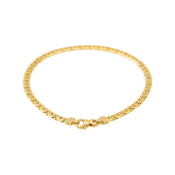 Bracelet Maille haricot Or jaune