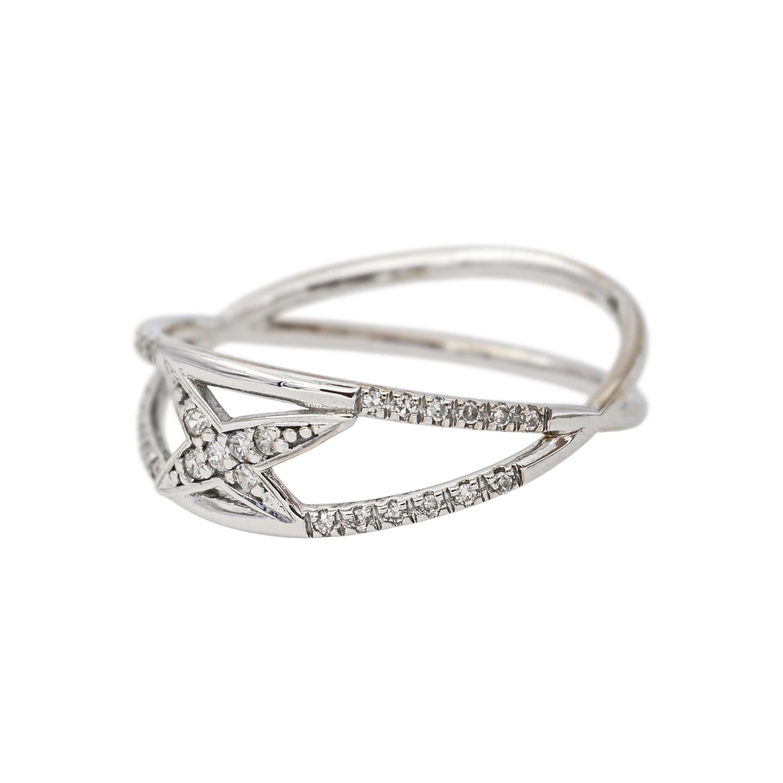 Mauboussin Bague  A la croisée des étoiles  Or blanc Diamant