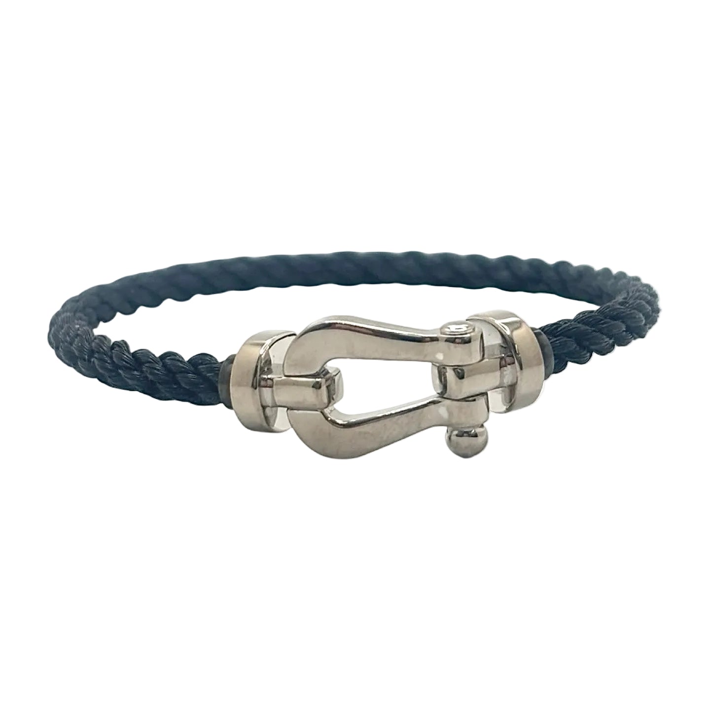 Bracelet Souple FRED Force 10 GM en or blanc