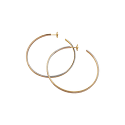 Boucles d'oreilles Cartier, "Trinity", trois ors. Grand modèle.