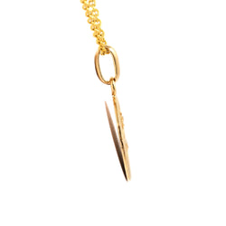 Pendentif AUGIS en or jaune, rubis et diamant