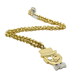 Collier Pendentif POMELLATO en or blanc, or jaune et diamants