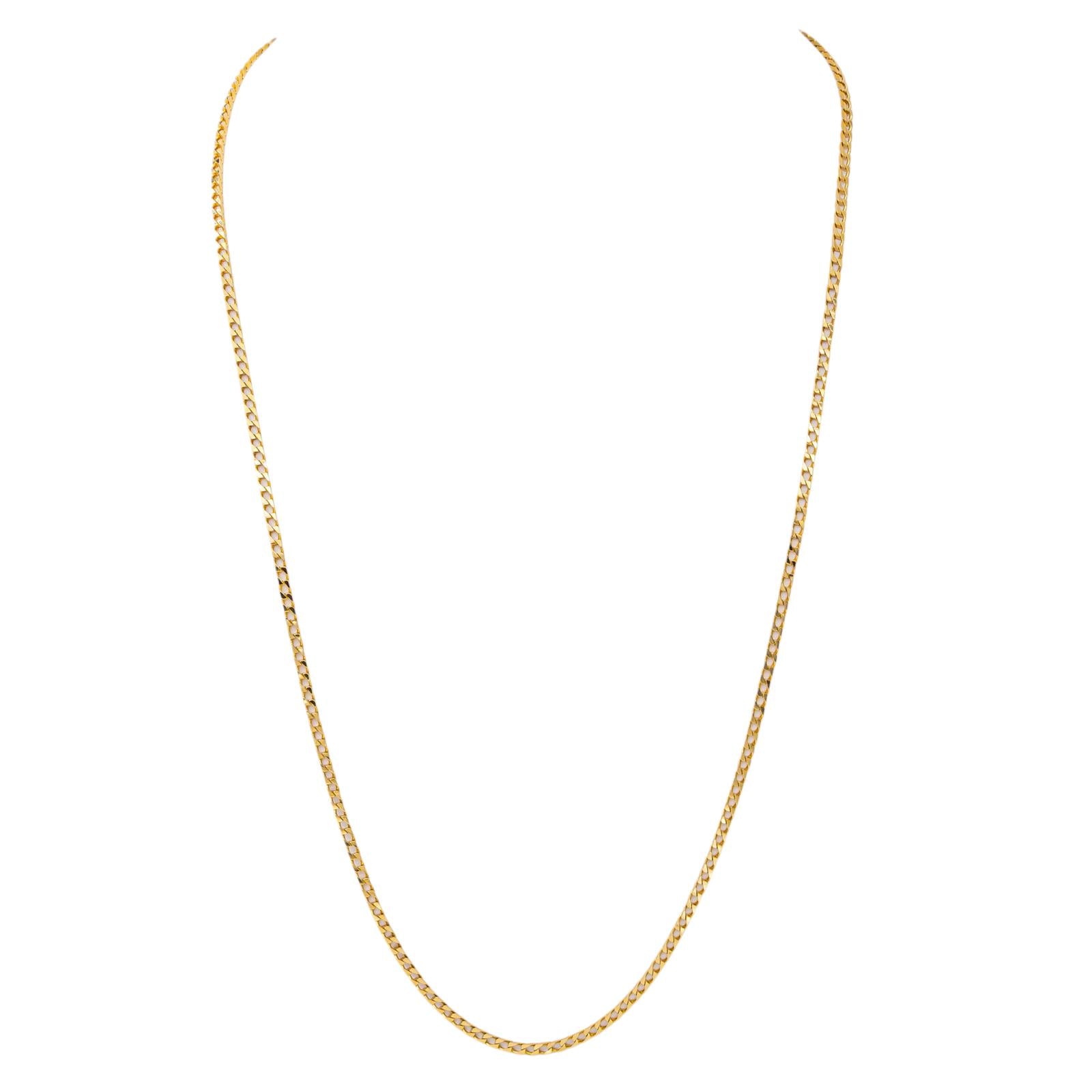 Collier Maille gourmette Or jaune