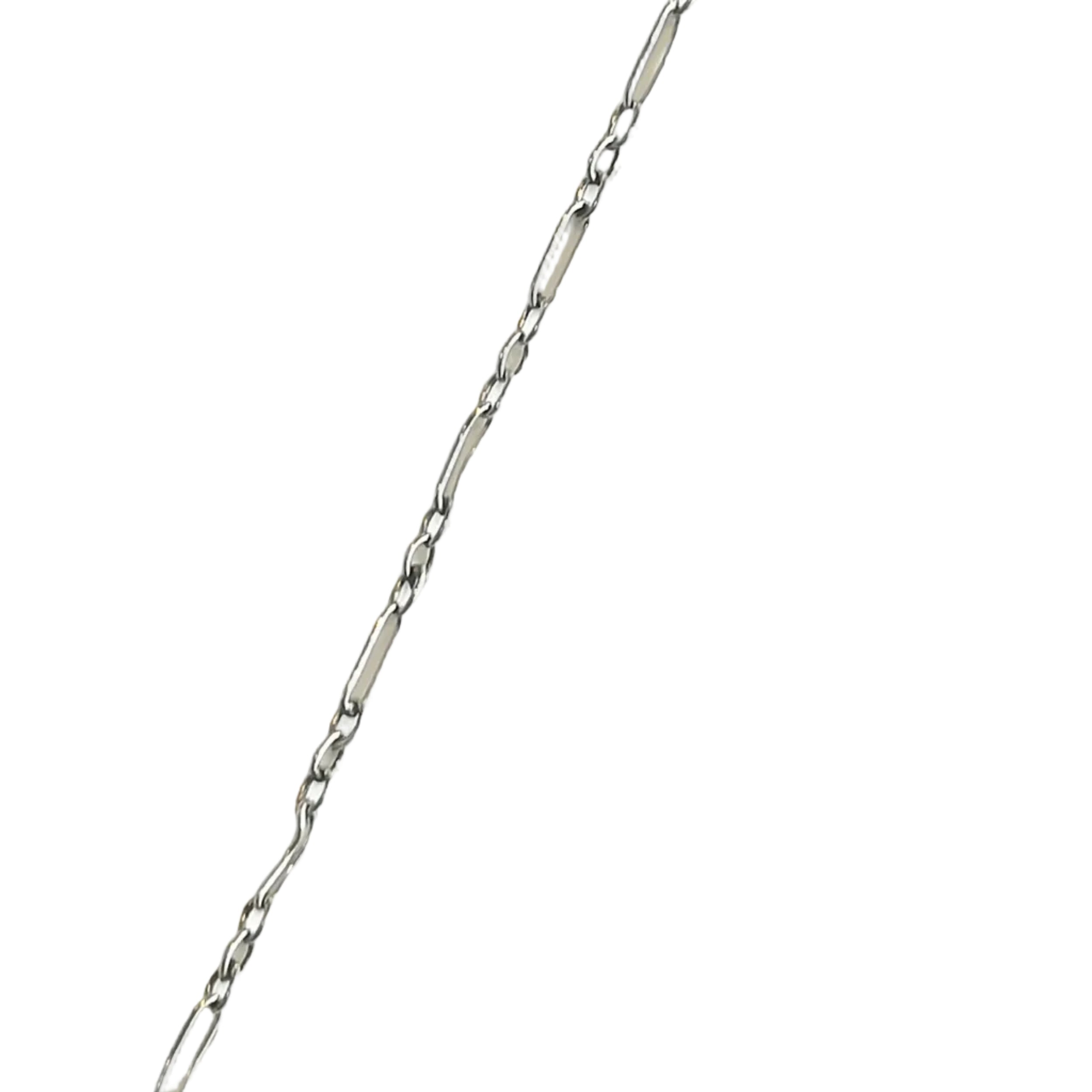 Collier Négligé en platine, saphir et diamants
