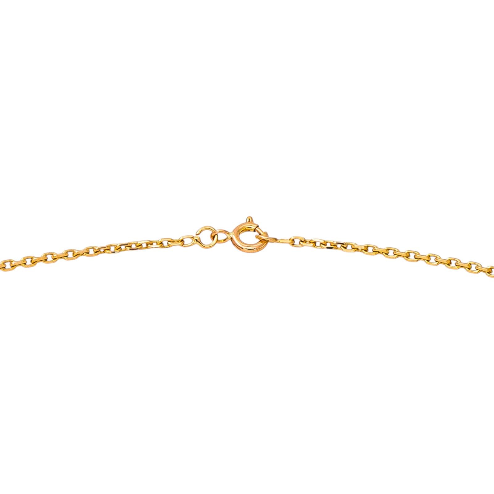 Collier Maille Forçat Or jaune