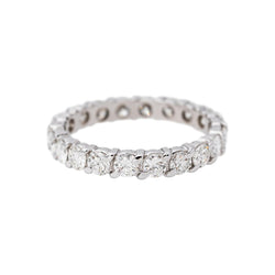 Bague Alliance américaine Or blanc Diamant