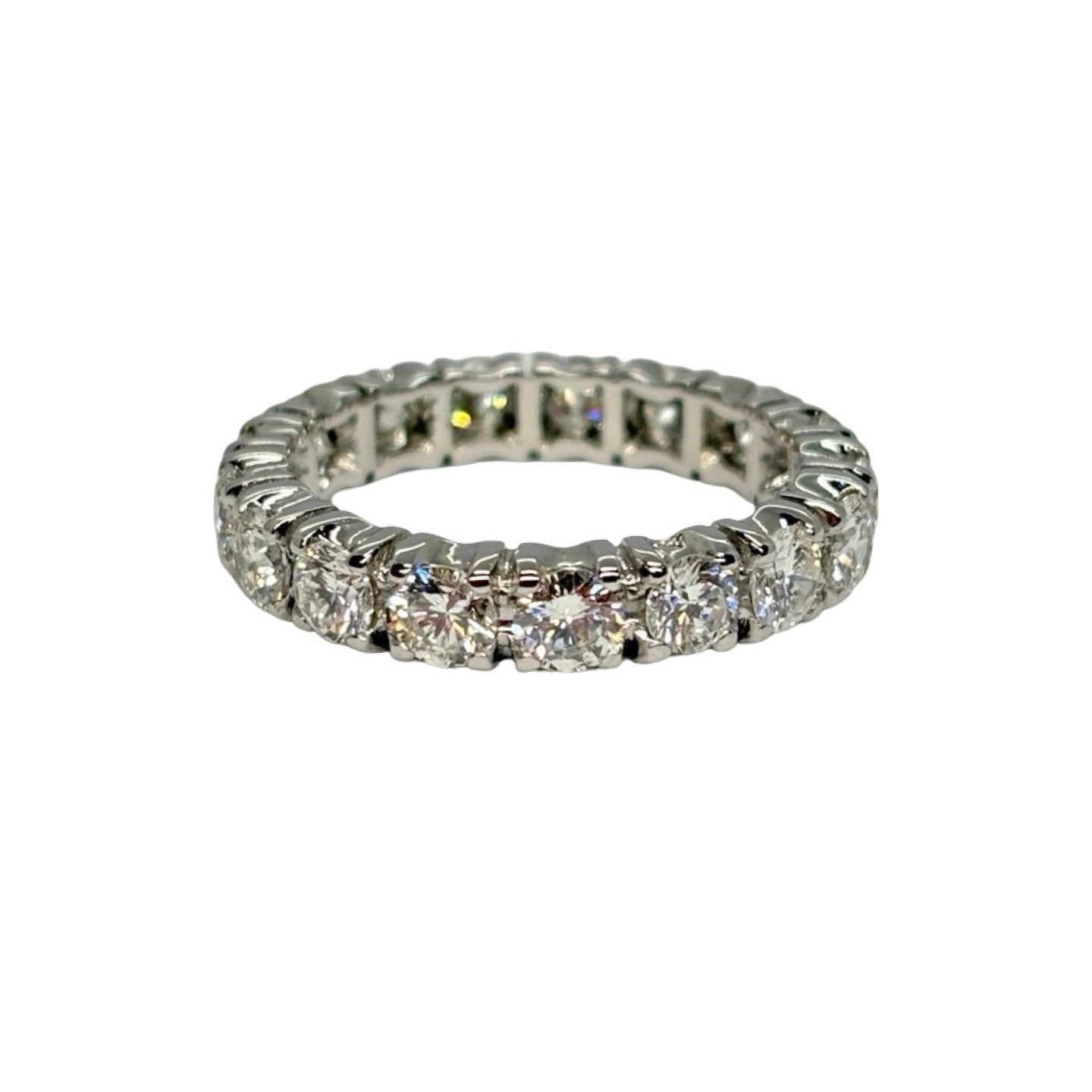 Bague Alliance en or blanc et diamants