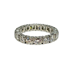 Bague Alliance en or blanc et diamants