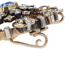 Bijou ancien saphir diamants à transformation
