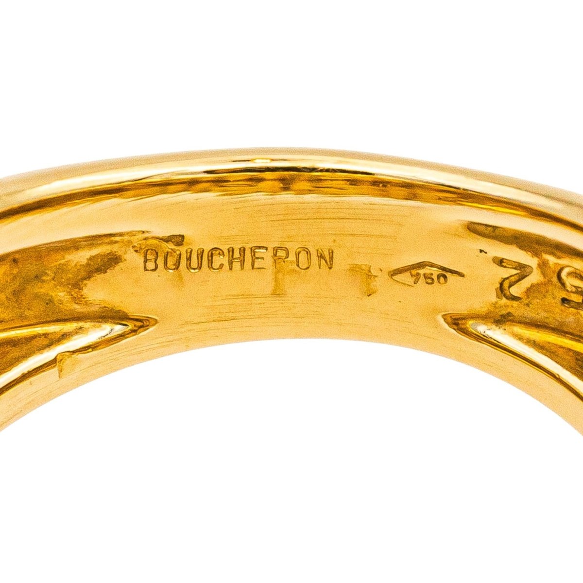 Boucheron Bague Boule Or jaune Diamant - Castafiore