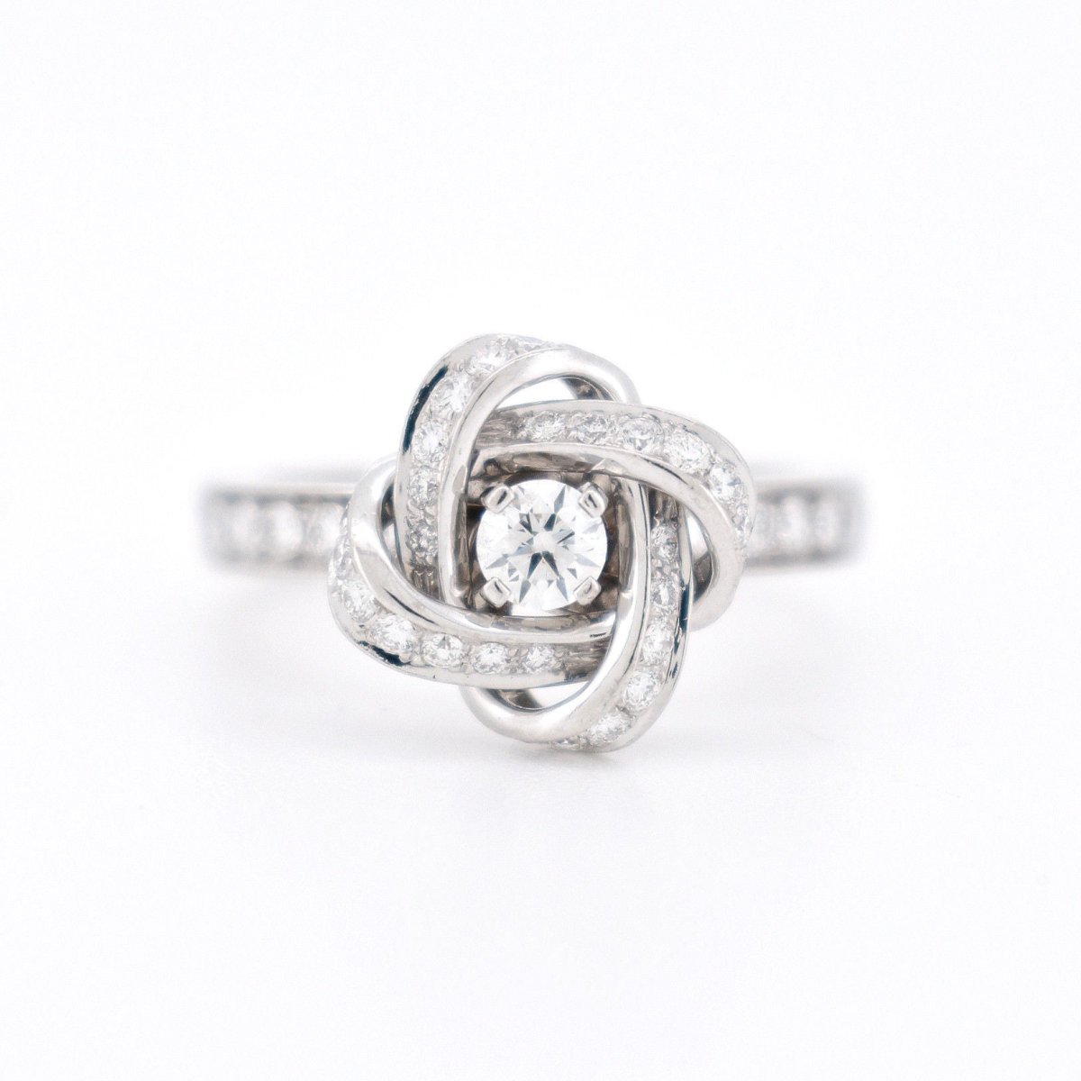 Boucheron - Collection Pivoine - Bague Or Blanc 18 carats et Diamants - Castafiore