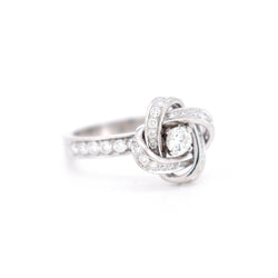 Boucheron - Collection Pivoine - Bague Or Blanc 18 carats et Diamants - Castafiore
