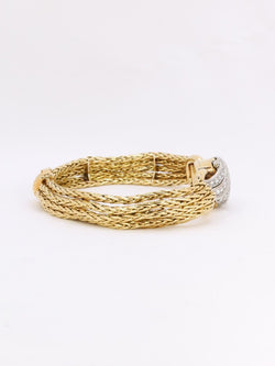 BOUCHERON Montre à secrets or jaune diamants - Castafiore