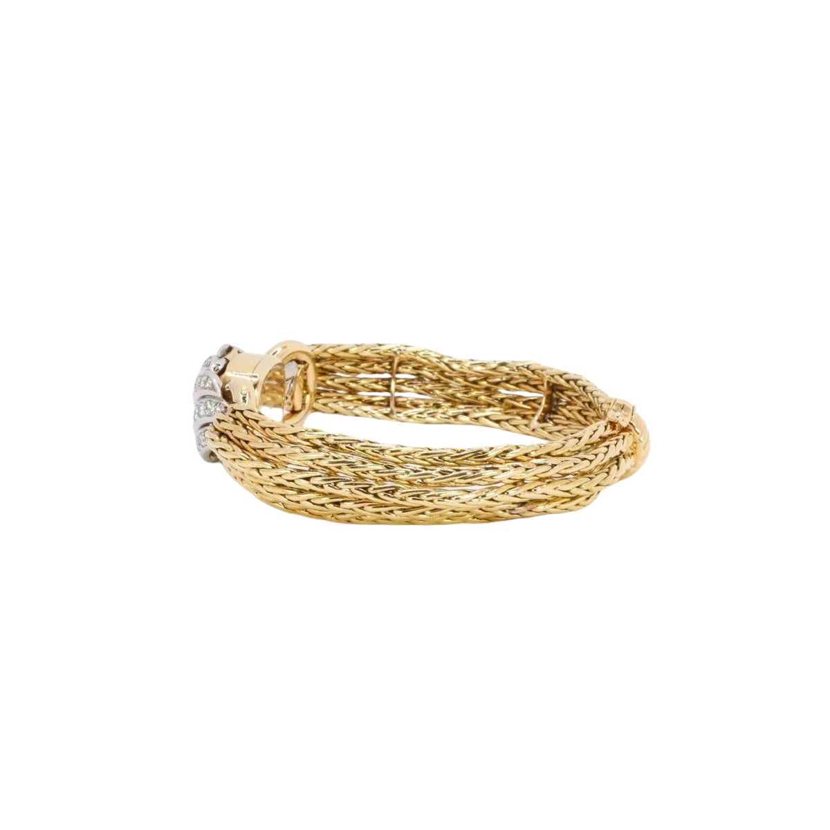 BOUCHERON Montre à secrets or jaune diamants - Castafiore