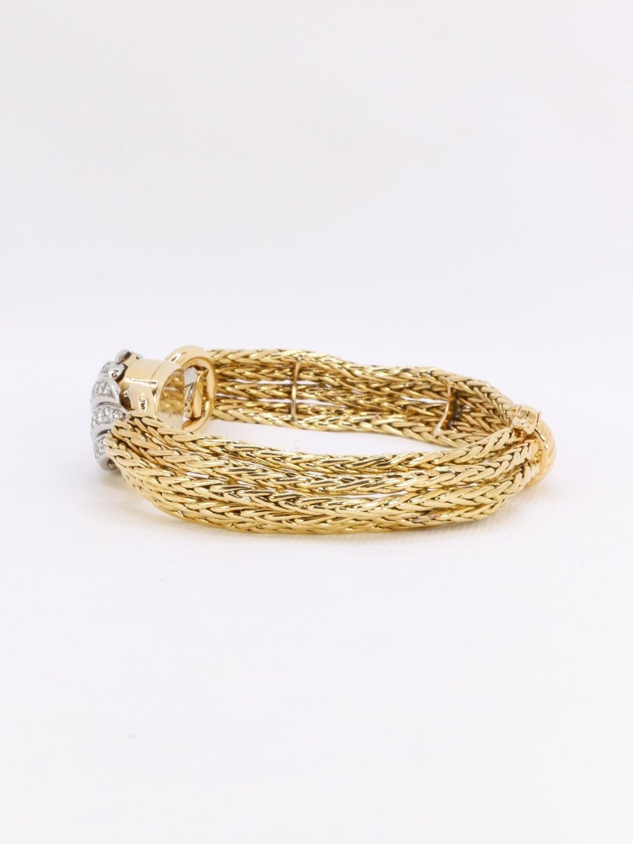 BOUCHERON Montre à secrets or jaune diamants - Castafiore