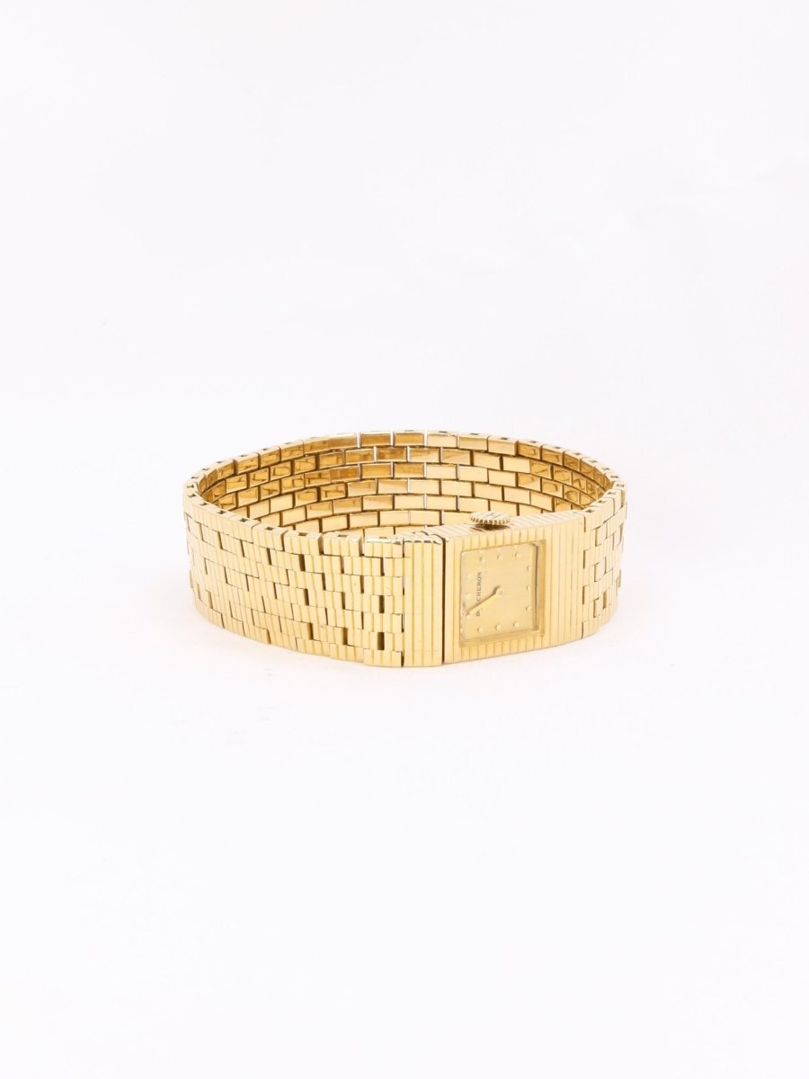 BOUCHERON Montre vintage or jaune - Castafiore