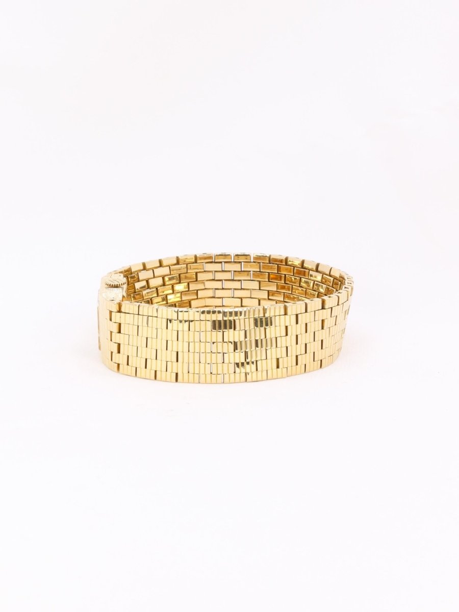 BOUCHERON Montre vintage or jaune - Castafiore