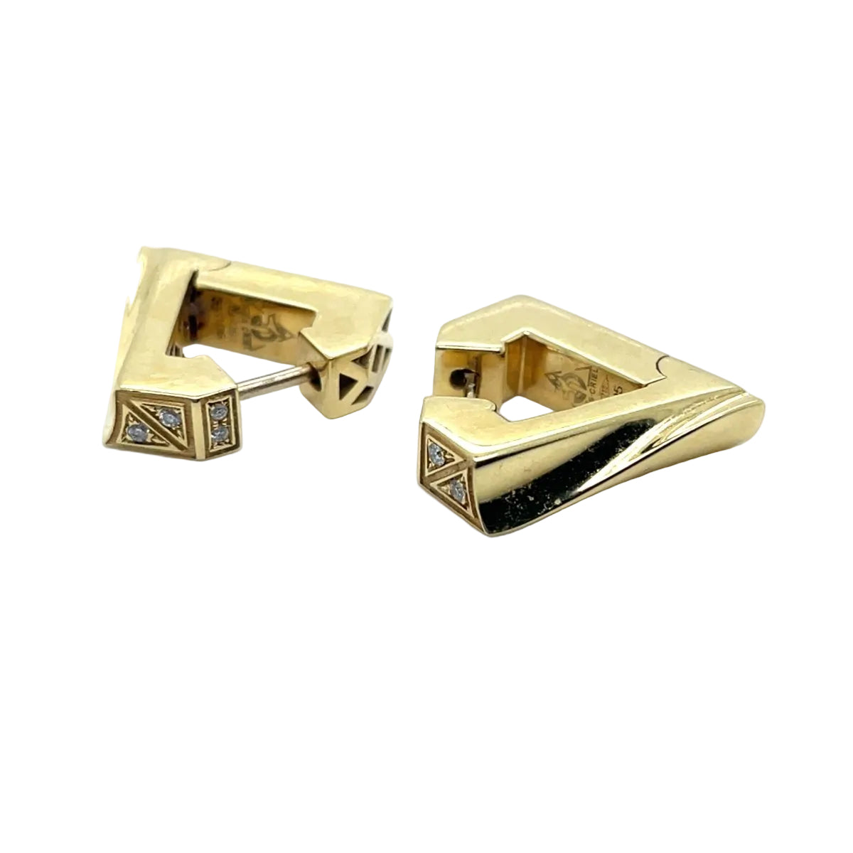 Boucles D Oreille Triangle Dries Criel - Castafiore