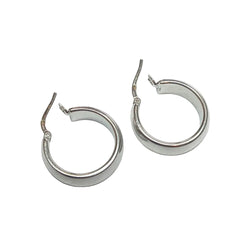 Boucles d'oreille Bandeau en or gris - Castafiore