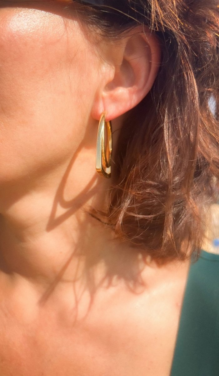 Boucles d'oreille en or jaune de la maison Fred, modèle Success - Castafiore