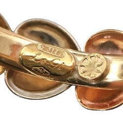 Boucles d'oreille Puces LE-GI en or blanc, or jaune et or rose - Castafiore