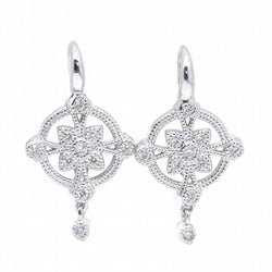 Boucles d'oreilles ALT vintage en or et diamants en or et diamants - Castafiore