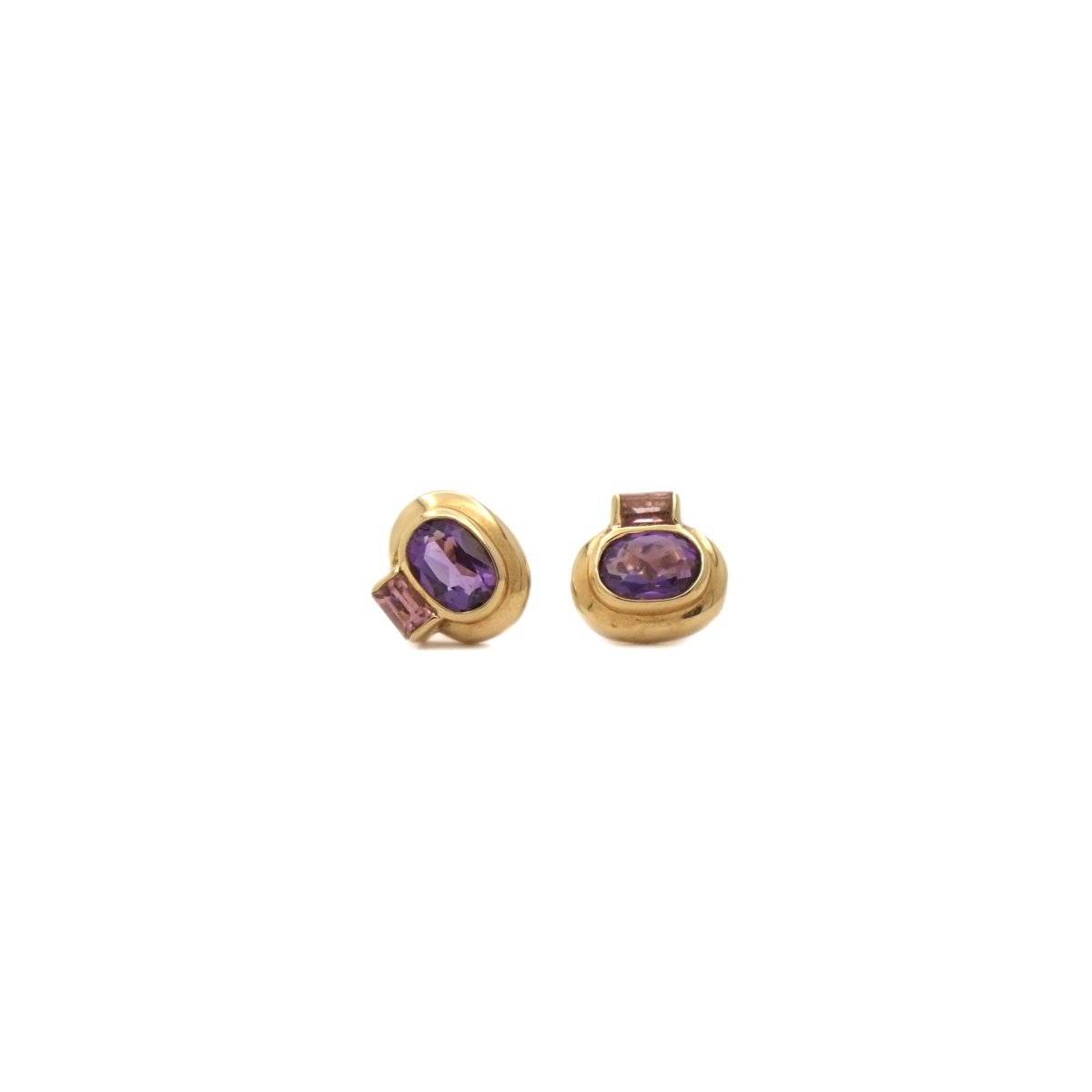 Boucles d’oreilles améthystes - Castafiore