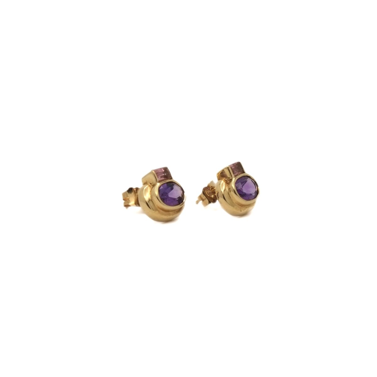Boucles d’oreilles améthystes - Castafiore