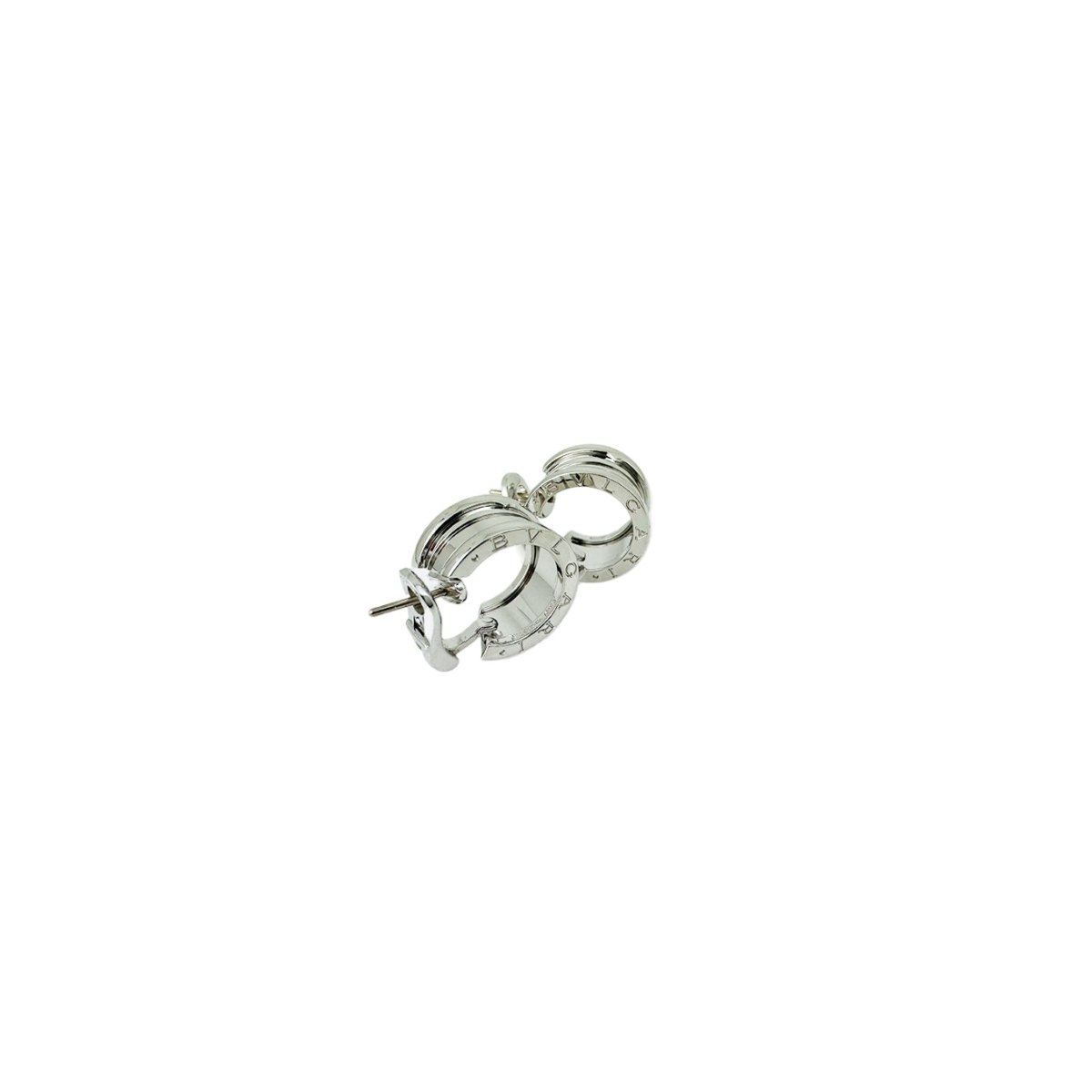 Boucles d'oreilles BULGARI "B.Zero1" en or blanc - Castafiore