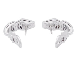 Boucles d'oreilles BULGARI "Serpenti Viper" en or blanc et diamant - Castafiore