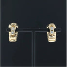 Boucles d'oreilles Bulgari Tubogas Citrine en or jaune 18 carats - Castafiore