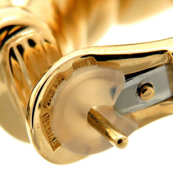 Boucles d'oreilles Bulgari Tubogas en or et acier inoxydable - Castafiore