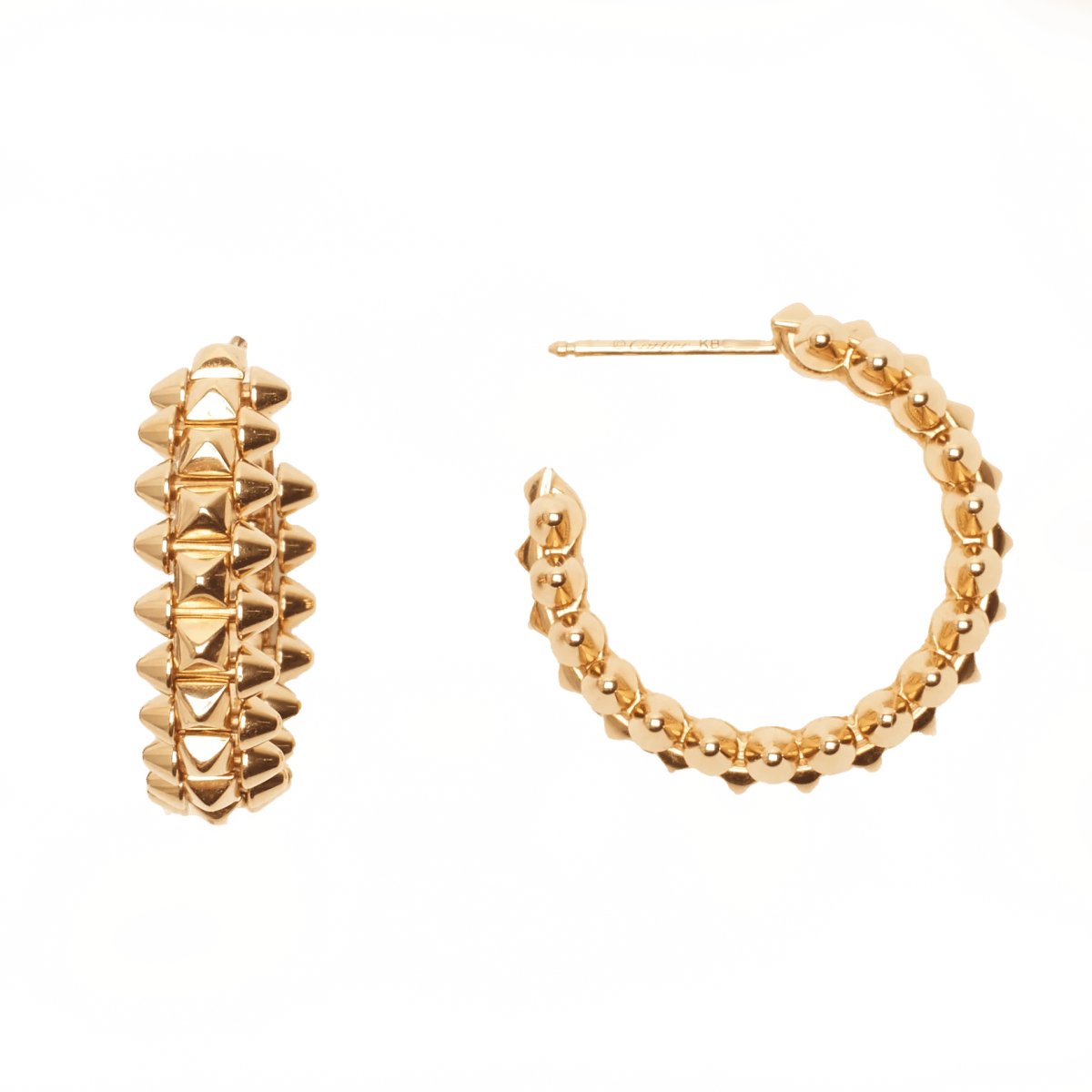 Boucles d’oreilles Cartier Clash en or rose - Castafiore