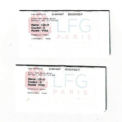 Boucles d'oreilles Cartier diamants - Castafiore