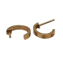Boucles d'oreilles CARTIER Love en or rose - Castafiore