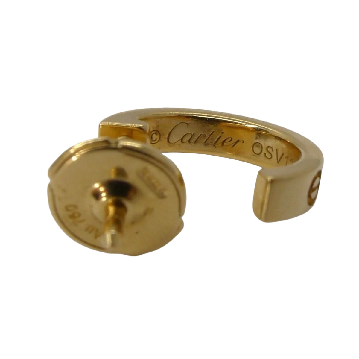 Boucles d'oreilles CARTIER Love en or rose - Castafiore