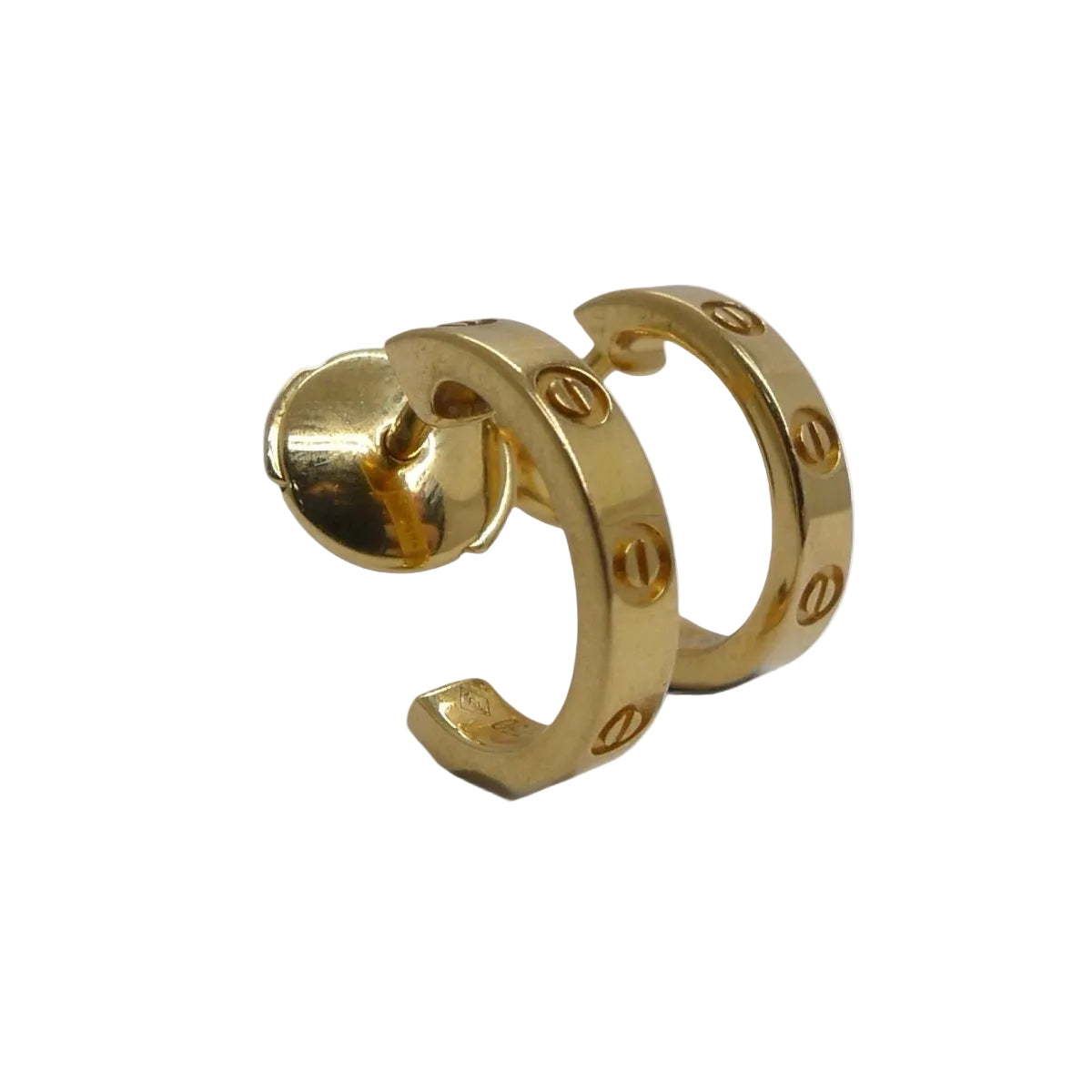 Boucles d'oreilles CARTIER Love en or rose - Castafiore