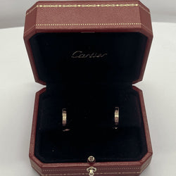 Boucles d'oreilles CARTIER Love en or rose - Castafiore