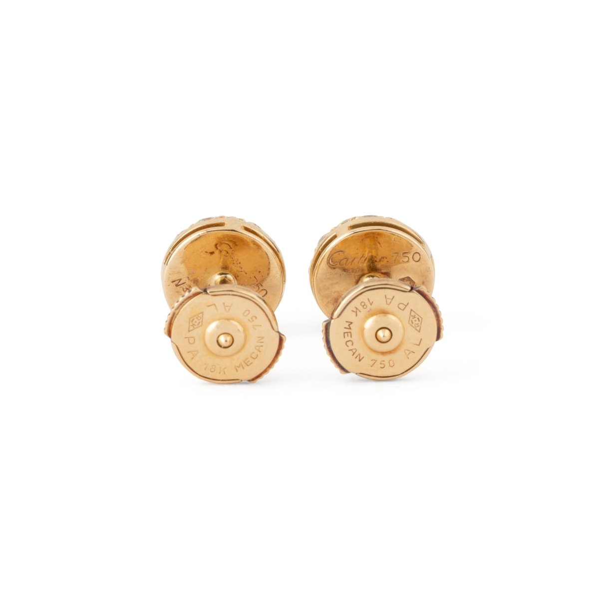 Boucles d'oreilles CARTIER "MIMI" en or jaune et diamants - Castafiore