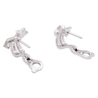 Boucles d'oreilles CHANEL "Etoile Filante" en or blanc et diamants - Castafiore