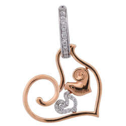 Boucles d'oreilles CHANTECLER en or blanc, or jaune et diamants - Castafiore
