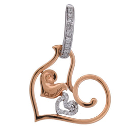 Boucles d'oreilles CHANTECLER en or blanc, or jaune et diamants - Castafiore