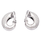 Boucles d'oreilles CHAUMET "Hommage à Venise" en or blanc et diamants - Castafiore