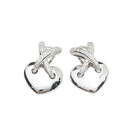 Boucles d'oreilles CHAUMET Liens en or blanc et diamants - Castafiore