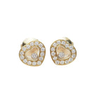 Boucles d'oreilles CHOPARD "Coeur Happy Diamonds" en or jaune et diamant - Castafiore