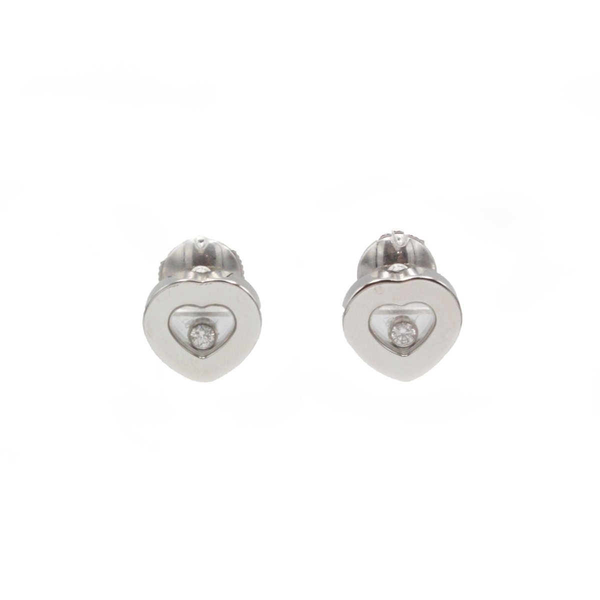 Boucles d'oreilles CHOPARD Happy Diamond Heart - Castafiore